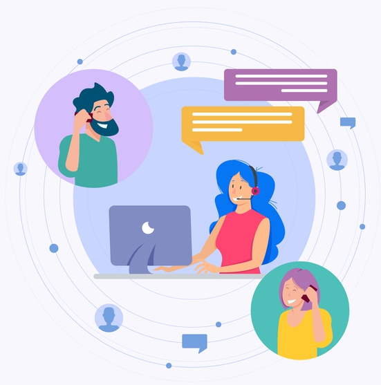Customer communication support